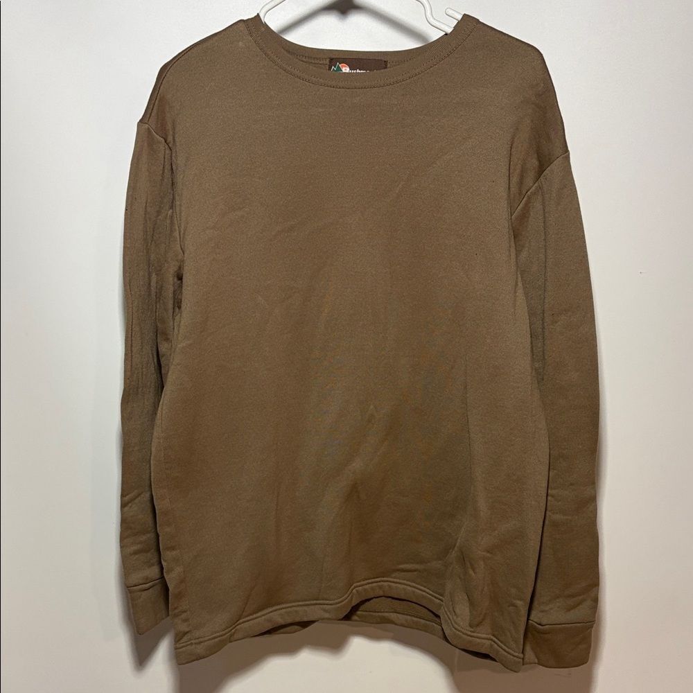 Men's Classic Brown Long Sleeve Tee